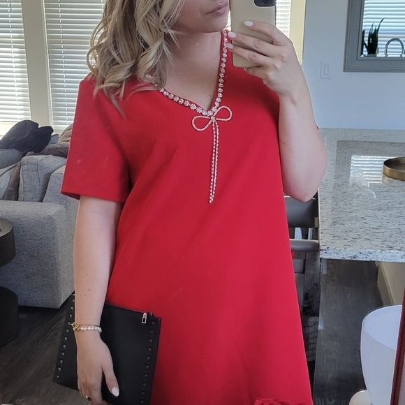 Red Holiday Dress - Picture 8 of 9